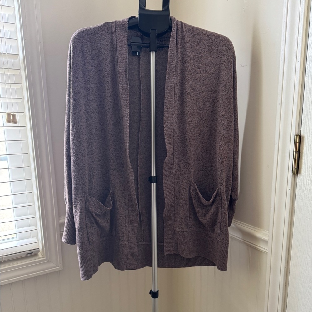 American Eagle Outfitters Dusty Mauve Open-Front Cardigan Size XS/S